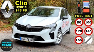 2024 Renault Clio ETech Hybrid 145 PS Test Drive with Fuel Consumption Review [upl. by Nylsej]