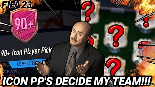 11x ICON PLAYER PICKS decides my FIFA TEAM [upl. by Abshier522]