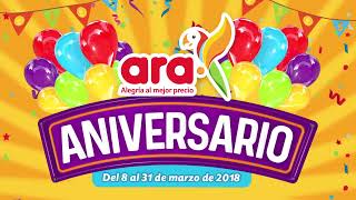 ¡Gánate uno de los 200 Televisores Te esperamos en Aniversario deTiendasara 2018 [upl. by Budge4]