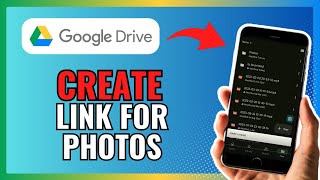 How To CREATE GOOGLE DRIVE LINK FOR PHOTOS ON MOBILE 2024 [upl. by Limbert615]