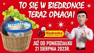 BIEDRONKA  Oferta Promocyjna od Poniedziałku 21082023  To się w Biedronce Teraz Opłaca [upl. by Ecidna]