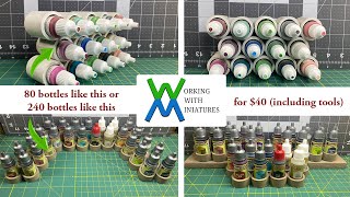 Lets Build Cheap amp Easy Paint Stands for Dropper Bottles [upl. by Carn602]