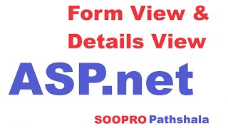 ASPNET Form View and Details View  How to use Form View in aspnet  Use details View in aspnet [upl. by Kathlin]