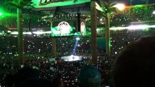 hhh vs taker wrestlemania 28 entrance [upl. by Maighdlin]