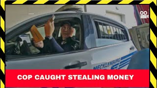 Cop is caught stealing money from detainee badcop crooked justice money lies police [upl. by Ahseik513]