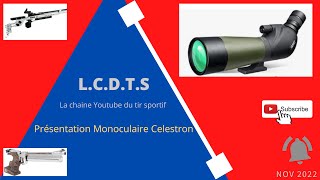 Présentation monoculaire Celestron 52223 Zoom 60 mm Télescope Longuevue 45 degrés [upl. by Nnaer278]