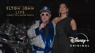 Cold Heart  Elton John amp Dua Lipa Live HD  Dodger Stadium [upl. by Nuahsyt]