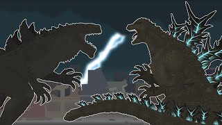 Godzilla Minus One VS Zilla 1998 BATTLE ANIMATION TEASER [upl. by Attelliw]