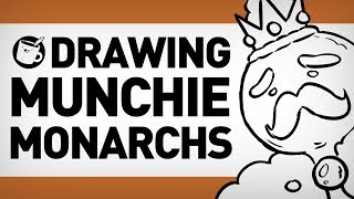 Drawing Munchie Monarchs [upl. by Akirdnwahs]