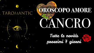 CANCRO♥️PAZZA IDEA STUPEFACENTE DECISIONE  letturatarocchi [upl. by Bradway]