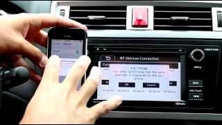 2015 Subaru Outback Tutorial  Bluetooth SetupPairing  iPhone  Handsfree [upl. by Hoffer572]