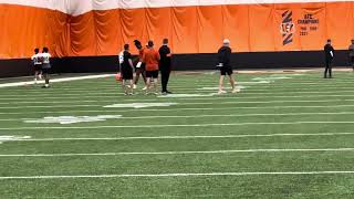 QB Emory￼ Jones shows off skills during Bengals local workout Tuesday [upl. by Scholz653]