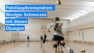 Patellaspitzensyndrom  Weniger Schmerzen durch isometrische Übungen [upl. by Naloc]