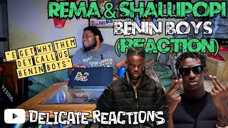 Tik Toker Reacts to Rema Shallipopi  BENIN BOYS  BRITISH REACTION  DELICATE REACTIONS [upl. by Godard605]