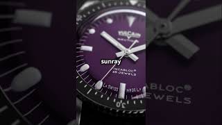 🌊 Vulcain Skindiver Nautique Limited Edition Purple Dial 🟣 [upl. by Venetia]