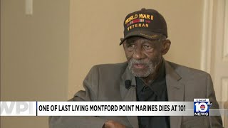 Montford Point Marine George Johnson has died at 101 years old [upl. by Nylzaj]