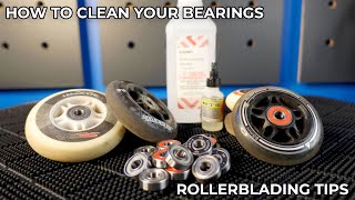 How to Clean Your Inline Skate Bearings  Rollerblading Tips [upl. by Ocer]