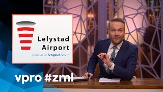 Lelystad Airport en Schiphol  Zondag met Lubach S07 [upl. by Fihsak]