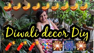 Diwali decoration ideas Four weeks to Diwali diwalidiy diwalidecorationideas craft diwali2024 [upl. by Starling]