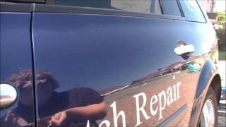 wwwtdlrepaircouk shows you how we repair deep car scratches by applying touch up paint and polish [upl. by Hsirrehc]