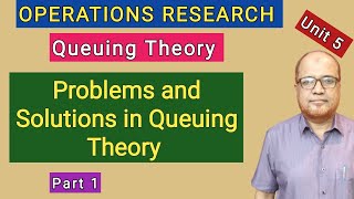 Operations Research I Queuing Theory I Problems and Solutions I Part 1 I Hasham Ali Khan I [upl. by Cairistiona315]