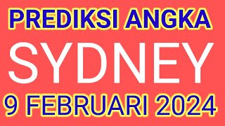 PREDIKSI ANGKA MAIN SDY HARI INI 9 FEBRUARI 2024 [upl. by Aivalf]