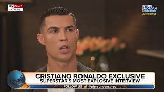 IN FULL Cristiano Ronaldo turns up the heat in Piers Morgan interview [upl. by Yerfdog]