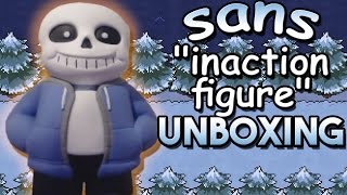 UNDERTALE Official Sans quotInaction FigurequotLittle Buddy Unboxing UNDERLAB [upl. by Winne73]