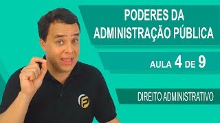 DIREITO ADMINISTRATIVO  PODERES DA ADMINISTRAÇÃO PÚBLICA  AULA 49  PODER HIERÁRQUICO [upl. by Esorrebma308]