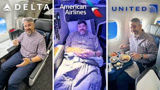 We Flew EVERY US Business Class to Europe Which is Best [upl. by Kempe]