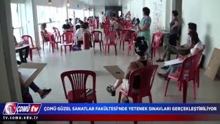 ÇOMÜ Güzel Sanatlar Fakültesi’nde Yetenek Sınavları Gerçekleştiriliyor [upl. by Allecnirp]