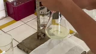 TP9TITRATION ARGENTIÉTRIQUE DES IONS CHLORURE PAR LA MÉTHODE DE MOHR [upl. by Ovatsug712]