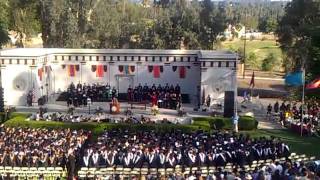 Alma mater sung at Redlands university graduation [upl. by Randi]