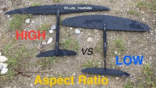 HighAspect vs LowAspect Foils for Wingfoiling [upl. by Ellivnarg]