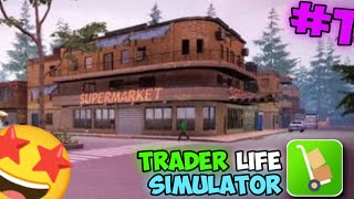 I Opened My SUPERMART In Trader Life Simulator 🤑 MOBILE 📱 [upl. by Gemperle964]