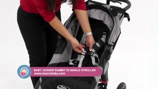 MacroBaby  Baby Jogger Summit X3 Single Stroller [upl. by Yren]