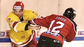 Gilbert Gabor vs Pierre Crinon Hockey Fight Dec 12 2021 [upl. by Hieronymus826]