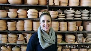 Behind the scenes at Argilla Pottery [upl. by Neztnaj]