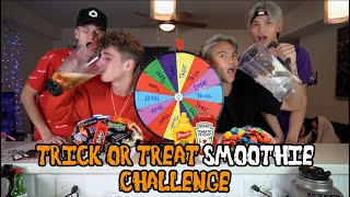 GROSS Trick or Treat Smoothie Challenge  Zach Clayton [upl. by Marney]