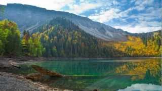 Lake small Ritsa Mountains of Abkhazia [upl. by Nafets218]