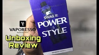 Vaporesso SWAG II unboxing amp Review [upl. by Keung]