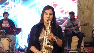 Saxophone Queen Lipika Live From Bihar  Saxophone Music  BIKASH STUDIO [upl. by Netsyrc]