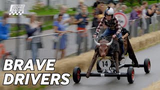 Our TRIBUTE to the CRAZIEST drivers of ALL TIME soapboxrace redbullsoapboxrace crazydriving [upl. by Ardnoel]