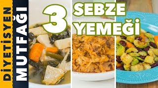 KIŞIN YAPABİLECEĞİNİZ 3 SEBZE YEMEĞİ [upl. by Naimaj]