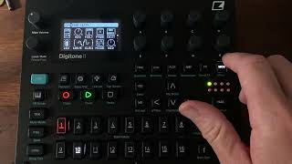 Digitone 2  Change arp notes order randomly in Note Edit [upl. by Blithe]