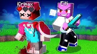 EPISCHES 1 VS 1 gegen ICRIMAX Minecraft HELDEN [upl. by Wojcik155]