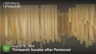 Sermon Brainwave 978 Thirteenth Sunday after Pentecost Ord 20B  August 18 2024 [upl. by Phia729]