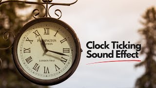 Clock Ticking Sound Effect Ticking Clock Fast Clock Ticking Sound Effect Clock Ticking Sound Sfx [upl. by Crowns743]