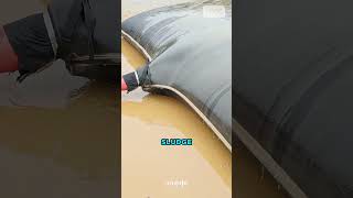 The person who invented the geotextile dewatering bag is truly a genius [upl. by Massie]