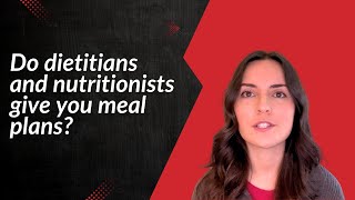 Do dietitians and nutritionists give you meal plans JM Nutrition [upl. by Nannahs]